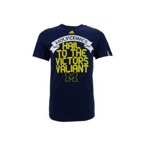Michigan Wolverines adidas NCAA School Ribbon T Shirt