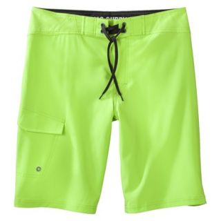 Mossimo Supply Co. Mens 11 Boardshort   Lime 30