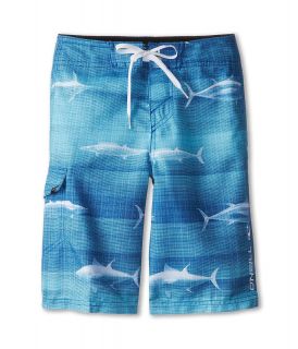 ONeill Kids Santa Cruz Printed Boardshort Boys Swimwear (Blue)