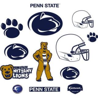 Fathead 40 in. x 27 in. Penn State Nittany Lions Team Logo Assortment Wall Decal FH15 15209