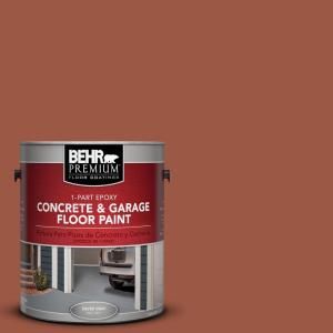 BEHR Premium 1 Gal. #PFC 15 Santa Fe 1 Part Epoxy Concrete and Garage Floor Paint 93001