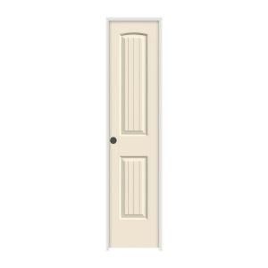 JELD WEN Smooth 2 Panel Arch Top V Groove Solid Core Primed Molded Prehung Interior Door THDJW137500032