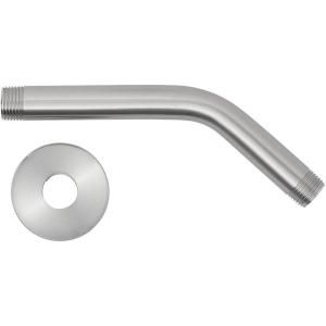 8 in. Shower Arm and Flange in Brushed Nickel 3075 505