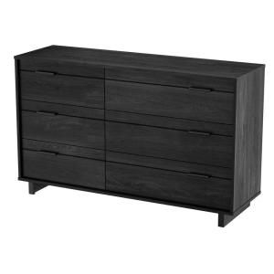 South Shore Furniture Fynn 6 Drawer Dresser in Gray Oak 3237027