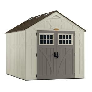 Suncast Tremont 10 ft. 2 1/4 in. x 8 ft. 4 1/2 in. Resin Storage Shed BMS8100