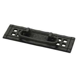 Liberty 4 1/4 in. Horizontal Bail Cabinet Hardware Pull with Backplate 33350.0