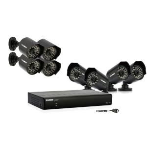 Lorex 16 CH 1TB Surveillance System with (8) 480TVL Indoor/Outdoor Cameras LH0161001C8F