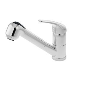 Symmons Andora Single Handle Pull Out Sprayer Kitchen Faucet in Chrome DISCONTINUED S 26 IPS