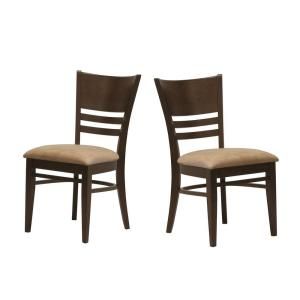 Espresso Finish Side Chair (Set of 2) 40628S[2PC]
