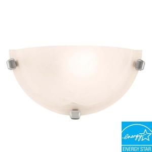 Illumine 1 Light Oil Rubbed Bronze Wall Sconce with Alabaster Glass CLI CE 0417 10 9