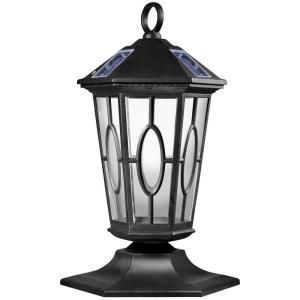 Newport Coastal Carousel Outdoor Black Solar LED Hanging Lantern 7786 05B