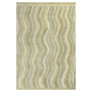 Kas Rugs Moroccan Waves Slate/Cream 3 ft. 3 in. x 5 ft. 3 in. Area Rug AMO270733X53