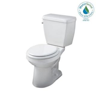 Gerber Avalanche 2 Piece High Efficiency Round Toilet in White GHE21802