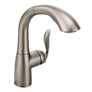 MOEN Arbor Single Handle Pull Out Sprayer Kitchen Faucet in Stainless 7294CSL