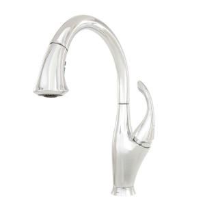 Delta Addison Single Handle Pull Down Sprayer Kitchen Faucet in Chrome with MagnaTite Docking 9192 DST