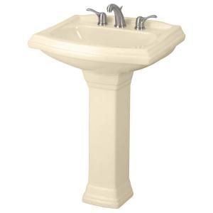 Gerber Allerton Pedestal Combo Bathroom Sink in Bone G002257925