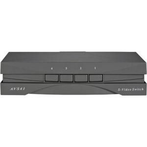 RF Link 4 x 1 Audio and Video Selector with S Video Terminals AVS 41