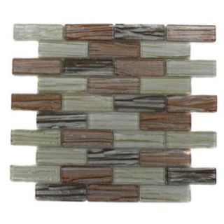 Splashback Tile Blend 12 in. x 12 in. x 8 mm Glass Mosaic Floor and Wall Tile (1 sq. ft.) GEMINI MERCURY