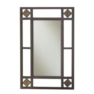 Hillsdale Furniture Lakeview 30 in. x 20 in. Metal Framed Console Mirror 4264 886