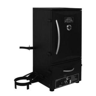 Smoke Hollow 41 1/2 in. Deluxe Vertical Black Propane Gas Smoker DISCONTINUED 41170B DS
