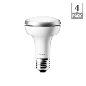 Philips 50W Equivalent Soft White (2700K) R20 Dimmable LED Flood Light Bulb (4 Pack) 433292