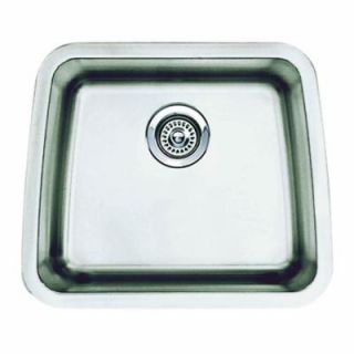 Blanco Performa Undermount Stainless Steel 20 in. x 17 in. x 10 in. 0 Hole Single Bowl Kitchen Sink DISCONTINUED 440106