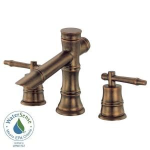 Danze South Sea 4 in. Minispread 2 Handle Low Arc Bathroom Faucet in Distressed Bronze D303045RBD