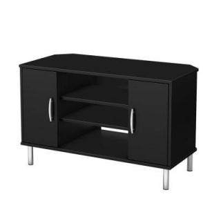 South Shore Furniture Renta Pure Black Corner TV Stand 4507690