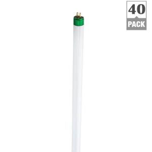 Philips 35 Watt T5 58 in. Cool White (4100K) Linear Fluorescent ALTO Light Bulb (40 Pack) 230953