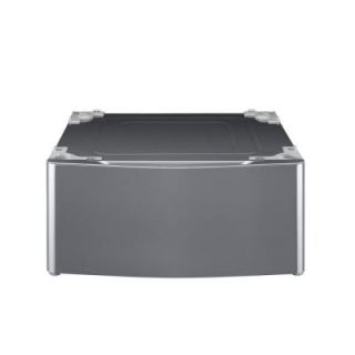 LG Electronics Laundry Pedestal with Storage Drawer in Graphite Steel WDP5V
