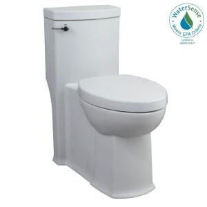 American Standard Boulevard FloWise 1 Piece 1.28 GPF Elongated Toilet with Concealed Trapway in White 2891.128.020