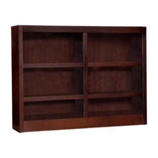 Concepts In Wood Midas Double Wide 6 Shelf Cherry Bookcase MI4836 C