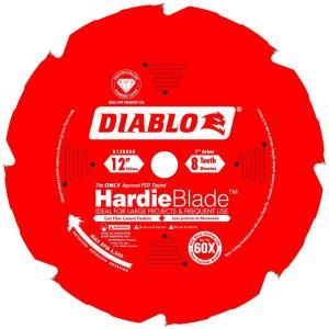 Diablo 12 in. x 8 Teeth Per in. PCD Fiber Cement Blade D1208DH