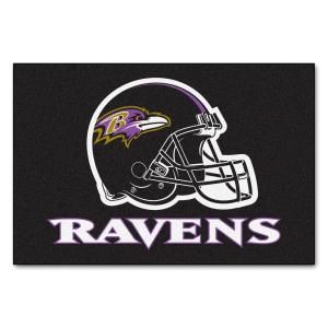 FANMATS Baltimore Ravens 19 in. x 30 in. Accent Rug 5677.0