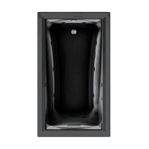 American Standard Green Tea EcoSilent 6 ft. x 42 in. Whirlpool and Air Bath Tub with Chromatherapy in Black 3575.448WC.K2.178