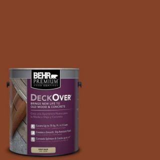 BEHR Premium DeckOver 1 gal. #SC 142 Cappuccino Wood and Concrete Paint 500001