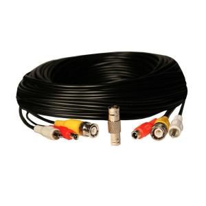 Security Labs 50 ft. RCA Audio / BNC Video / 2.1mm DCPower Extension Cable   Black SLA41