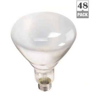 Philips 65 Watt BR40 Incandescent Dimmable Flood Light Bulb (48 Pack) 172660