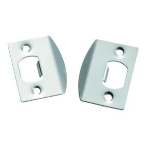 First Watch Security Chrome Full Lip Door Strikes (2 Pack) 1066