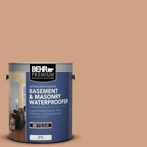 BEHR Premium 1 gal. #BW 52 Terra Sienna Basement and Masonry Waterproofer 87501