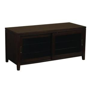 MarketPlace by Thomasville Regatta TV Console with Sliding Wood Framed Glass Doors DISCONTINUED 2940 151