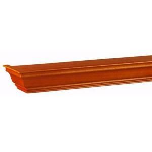 Home Decorators Collection 12 in. W Cornice Golden Cherry Floating Shelf 7772200140