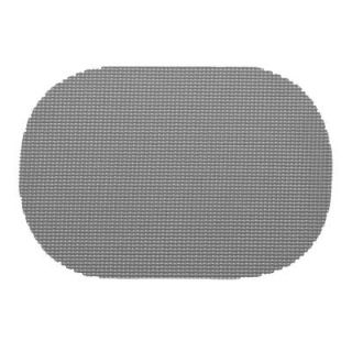 Kraftware Fishnet Oval Placemat in Gray (Set of 12) DISCONTINUED 38136