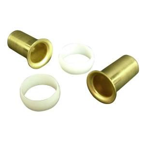 Watts 3/8 in. Plastic Delrin Compression Sleeve with Brass Insert A 107