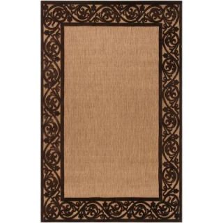 Artistic Weavers Garden View Chocolate 3 ft. 9 in. x 5 ft. 8 in. Area Rug GDV5200 3958