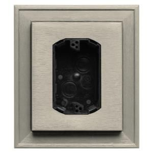 Builders Edge Electrical Mounting Block #089 Champagne 130110010089
