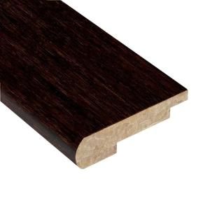 Home Legend Strand Woven Walnut 9/16 in. Thick x 3 1/2 in. Wide x 78 in. Length Bamboo Stair Nose Molding HL205SN