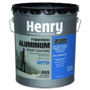 Henry 4.75 Gal. 555 Premium Aluminum Roof Coating HE555019