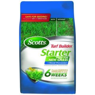 Scotts Turf Builder Starter Food for New Grass Plus Weed Preventer 5,000 sq. ft. 23200