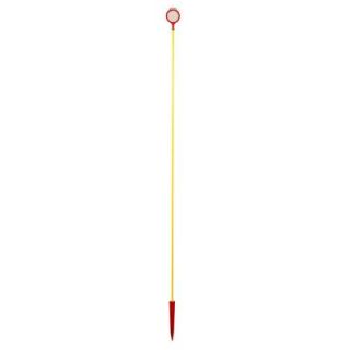 Blazer International 72 in. Yellow Red White Driveway Marker with Foot Peg 384CDM